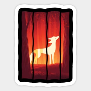 Fox spirit Sticker